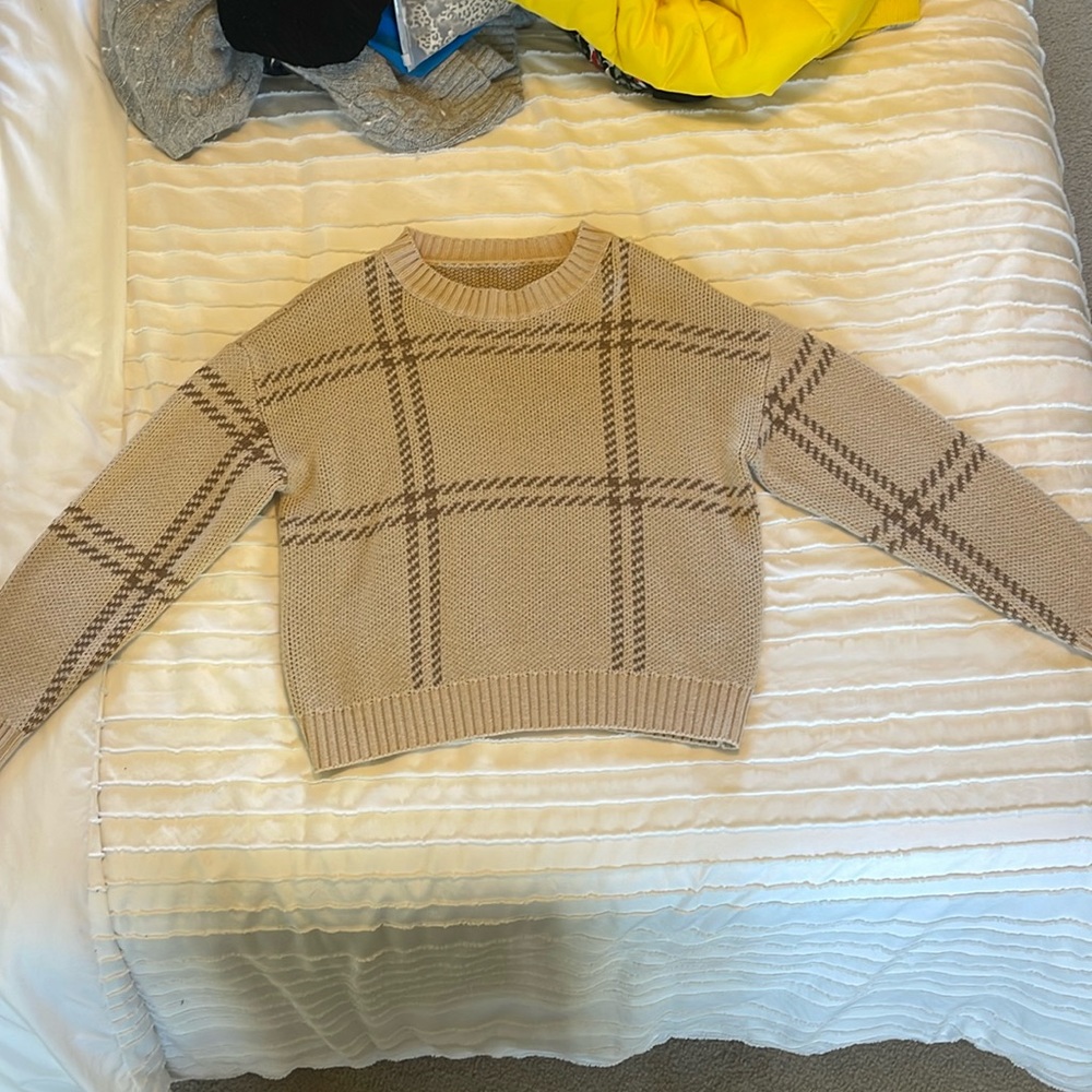 Worn once knitted sweater, Shein size medium.